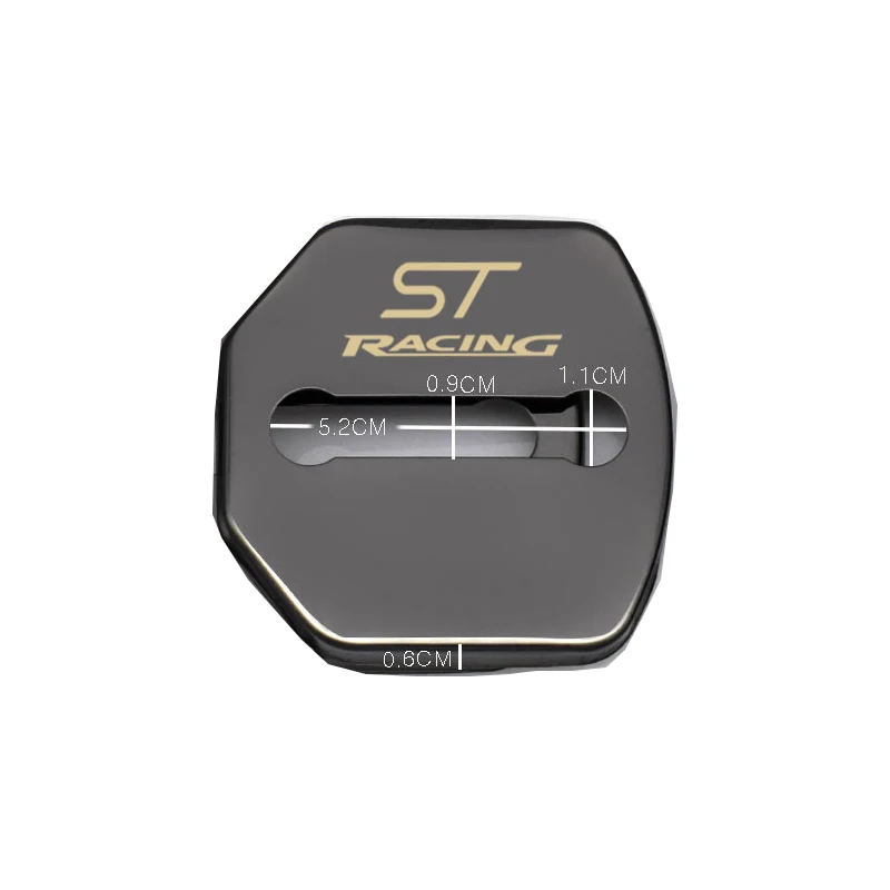 Car Styling Stainless Steel Auto Door Lock Protective Covers For Ford ST Racing Focus 3 MK3 Kuga Decoration Buckle 4pcs | Автомобили и