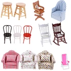 Моделирование мини-диван стул мебель модель игрушки для кукольного дома украшение 112 Кукольный дом Миниатюрные аксессуары