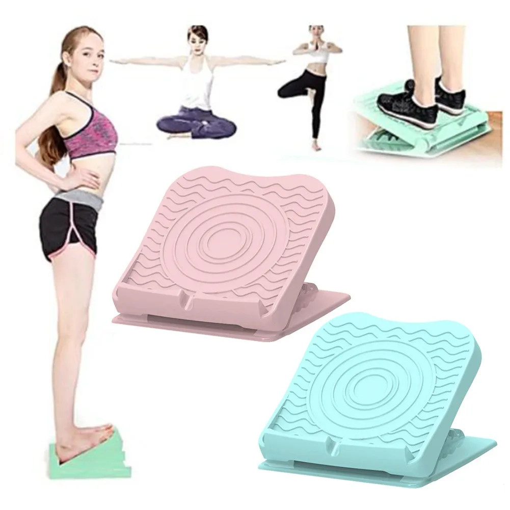 

Stretch Board Slant Board Stretcher Foot Care Arch Support + Adjust Folding Lacing Board Yoga Fitness Appliance