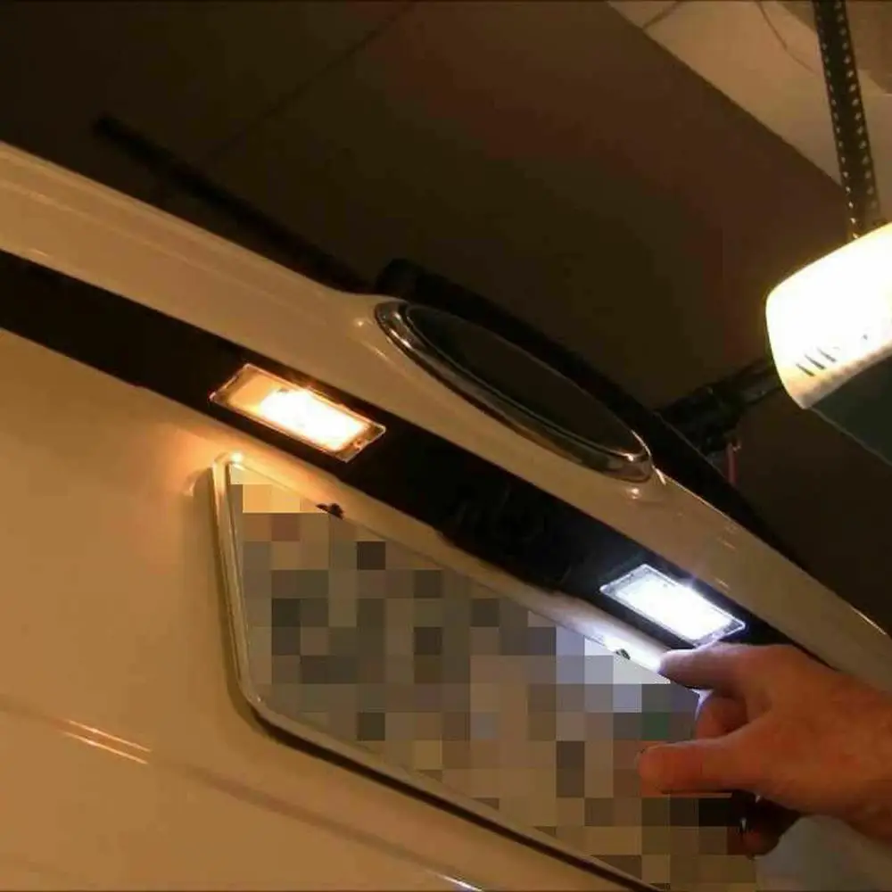 2шт 18 SMD светодиодный светильник номерного знака для автомобиля грузовика