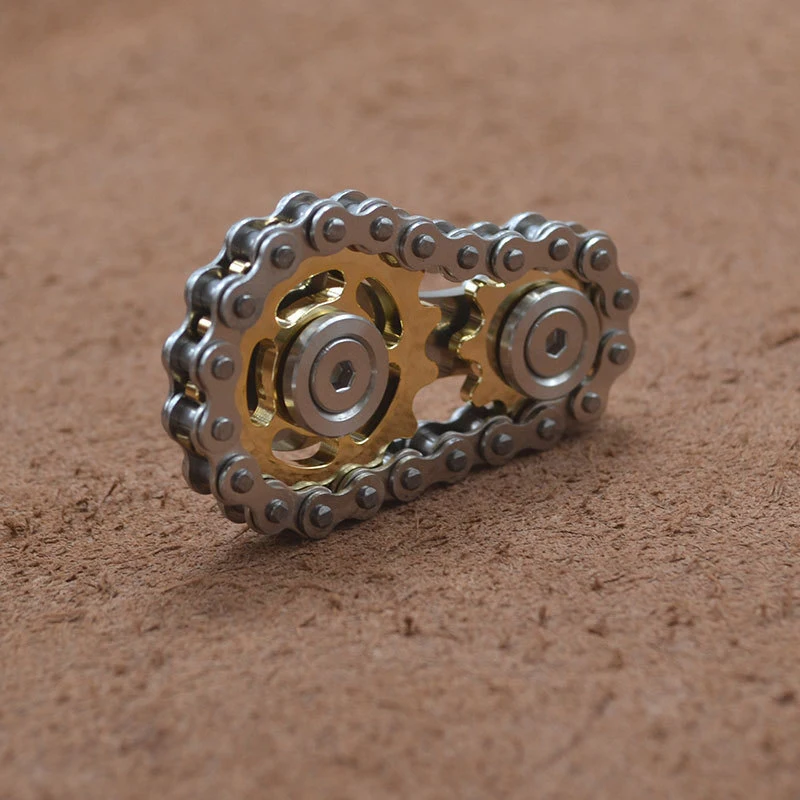 

Stainless Steel Flywheel Fingertip Gyro Sprockets Metal Toys Gear Chain Gyro Drop Ship Roadbike Spinner Sprockets Fingertip Toy