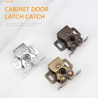 cabinet door magnets 816pcs double roller catch prong stop latch closer damper wardrobe hardware furniture fittings accessories