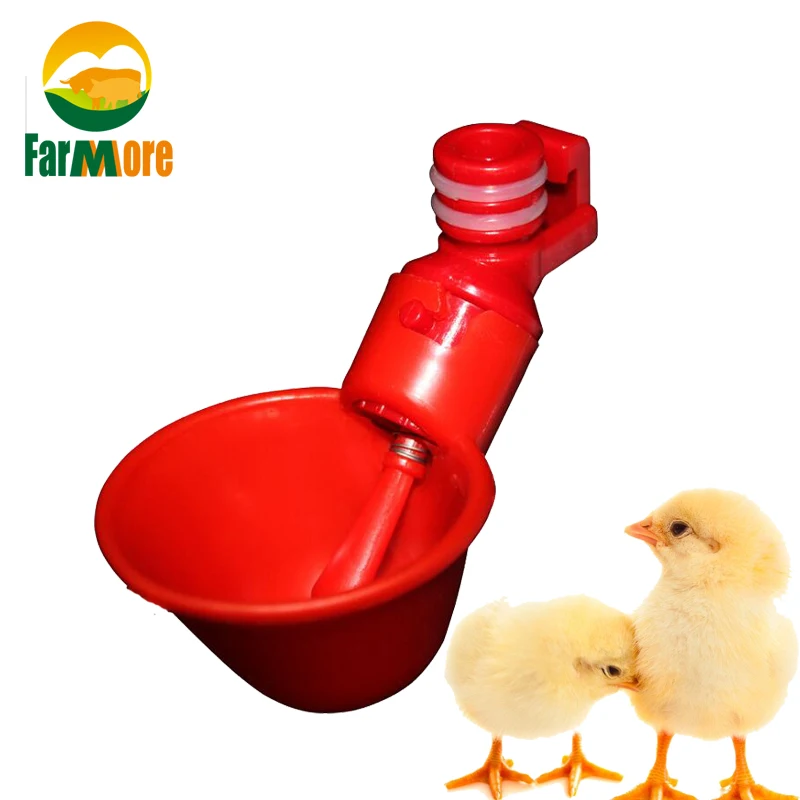 

10 PCS NEW Automatic Chicken Drinking Cups Chicken Waterer Bowl with nipple Chicken Drinker for Poultry Pigeon Quail