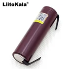 Перезаряжаемый аккумулятор для электронных сигарет Liitokala HG2, 18650, 3000 мА  ч, с высокой разгрузкой, 30 а, с высокой током, никелевые полоски сделай сам