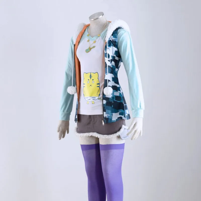 Костюм для косплея Супер Sonico из аниме косплей костюмы на Хэллоуин женщин пальто +