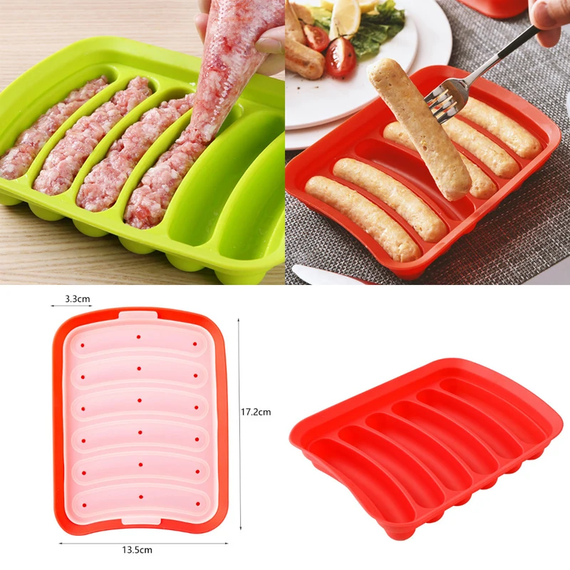 Силиконовая колбаса хот дог плесень креативная форма домашняя детская колбасная