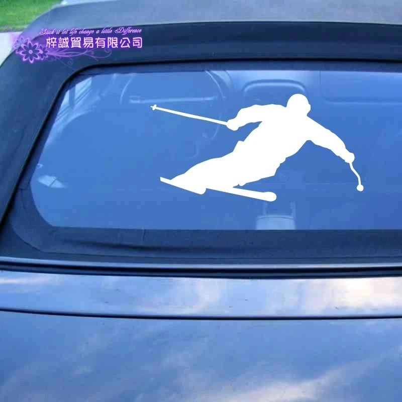 

Ski Car Sticker Snowboarding Decal Skiing Skating Posters Board Vinyl Wall Decals Pegatina Decor Mural Ski Sticker