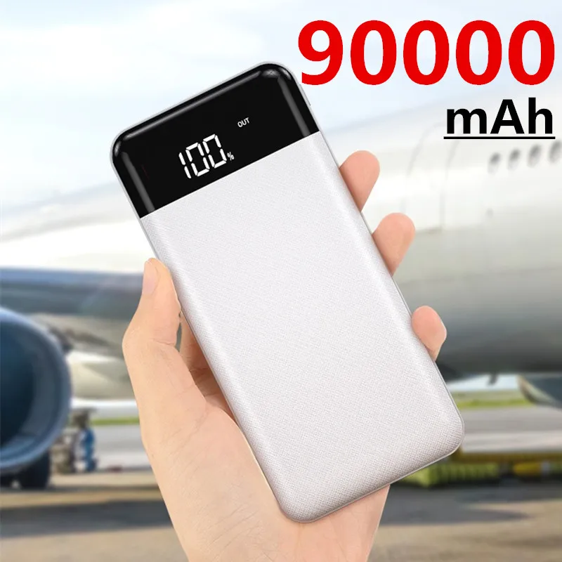 

Fast charging 90000mAh portable charger power bank mobile power smart phone external battery pack
