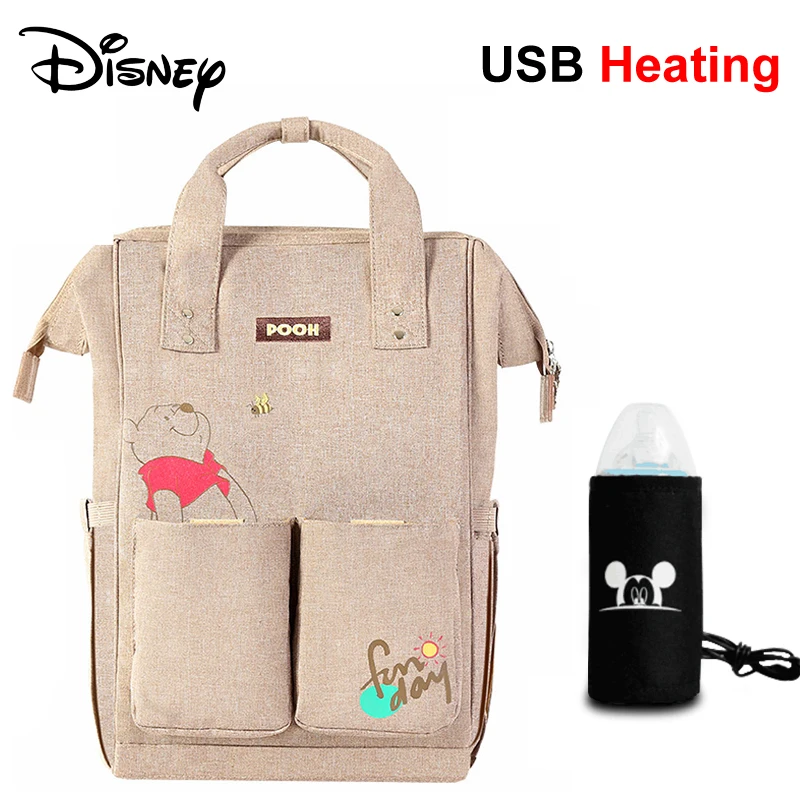 Disney mochila bebe maternidade рюкзак для детских подгузников с usb сумка-Органайзер для детских колясок водонепроницаемая сумка для детских колясок - Цвет: 3