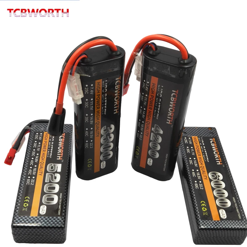 жесткий чехол 2s 74 v 4s 148 v 3300 4200 5000 5200 mah rc lipo battery дл