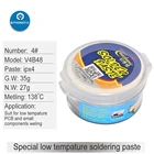 Паяльная паста механик lPX4 флюс паяльной пасты низкотемпературный 138C флюс для сварки при температуре плавления ремонт телефона PCB Оловянная паста