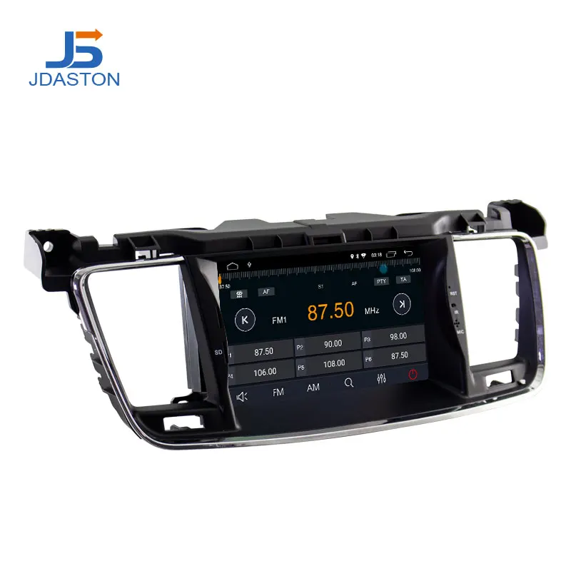 Автомобильный DVD плеер JDASTON Android 10 0 для PEUGEOT 508 стерео GPS навигация мультимедийный