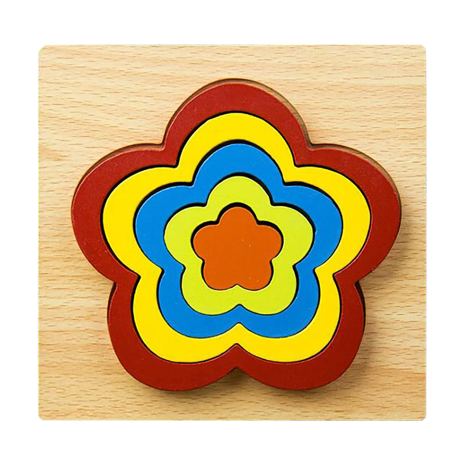 

3D Wooden Puzzles for Kids Classic Shape Pattern Block Toys Educational Toys for child Geometric Logic Practice Puzzle