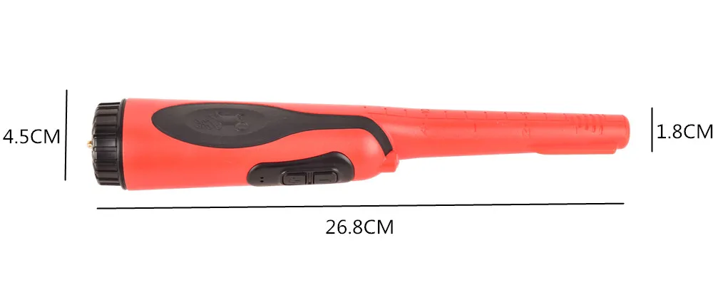 Newest Arrival Underwater Waterproof Super Sensitive Handheld Metal Detector LED Flashlight IP68 Gold Detector Security Probe