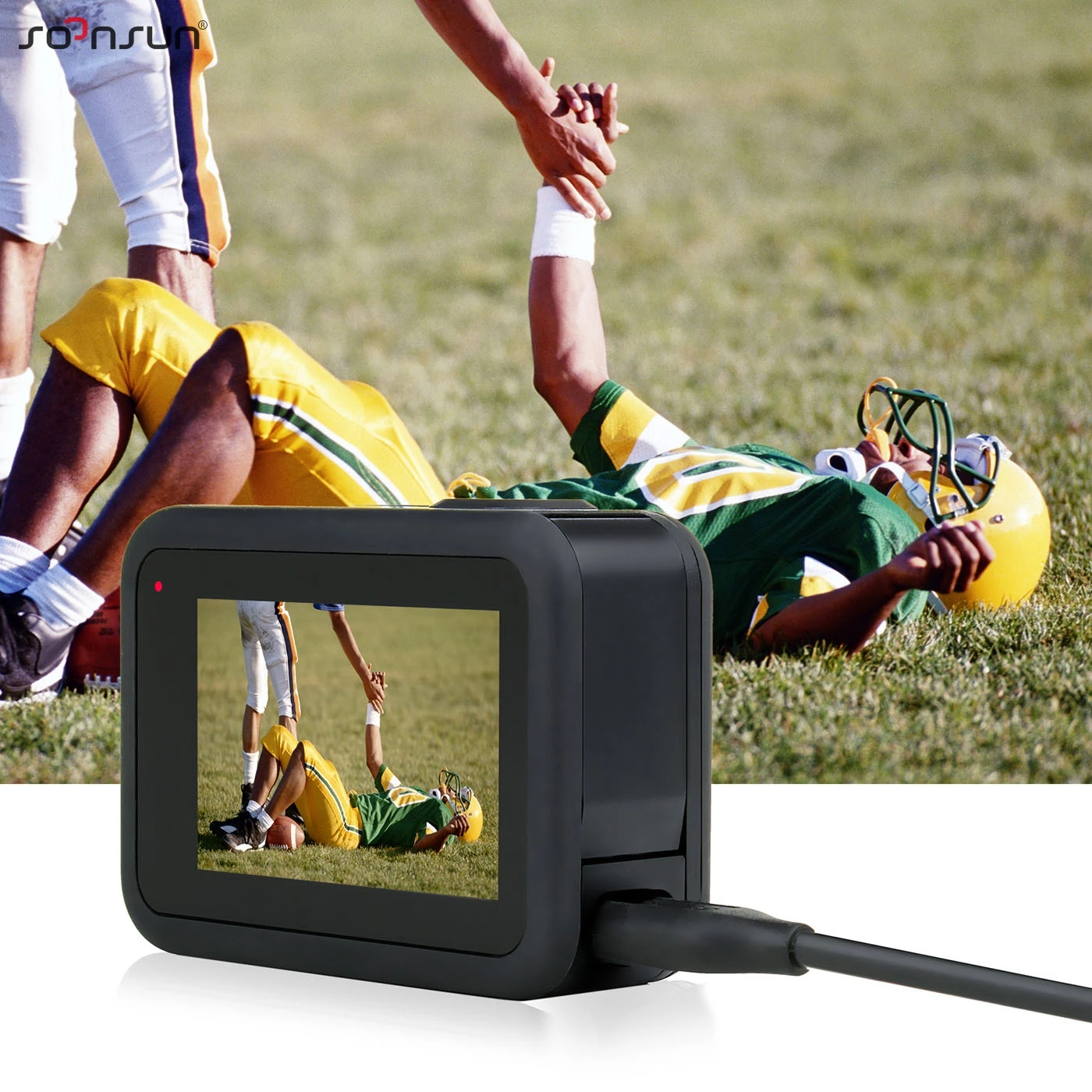 SOONSUN Aluminum Side Cover for GoPro Hero 8 Black Replacement Battery Door Go Pro Camera Gopro Accessories |