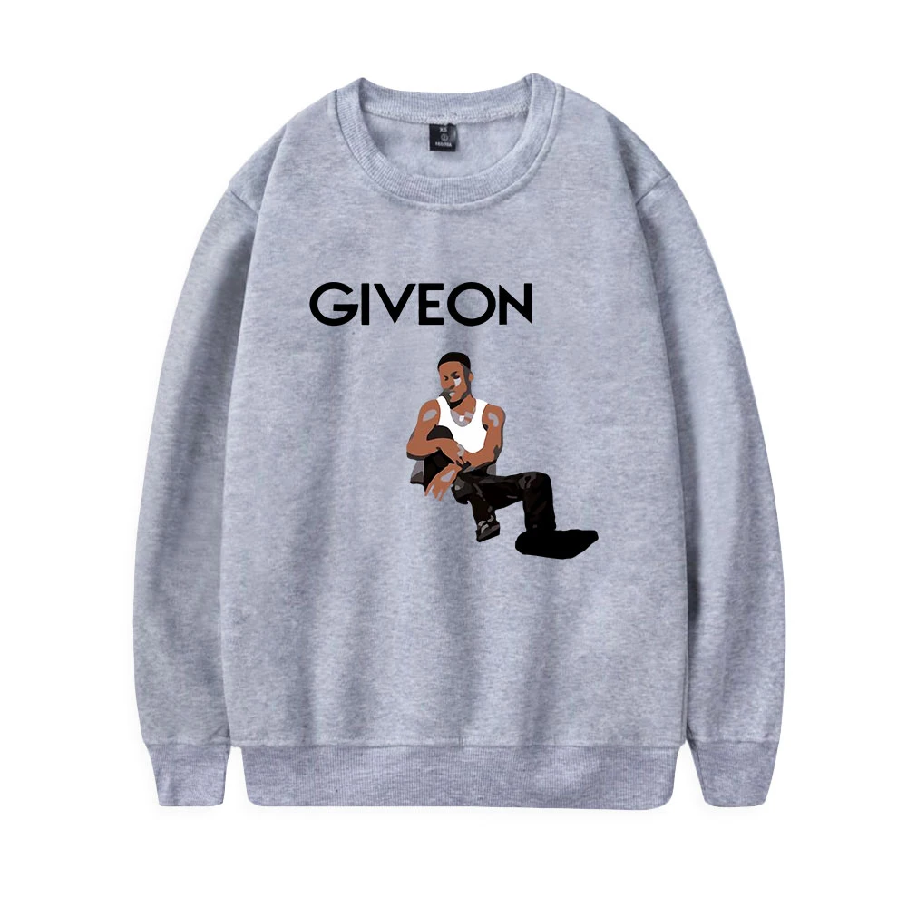 

Giveon Spring hot sale Crew Neck Hoodie Letter Pattern Printed Harajuku Comfortable Cotton Hoodie Unisex O-Neck Hoodie tops