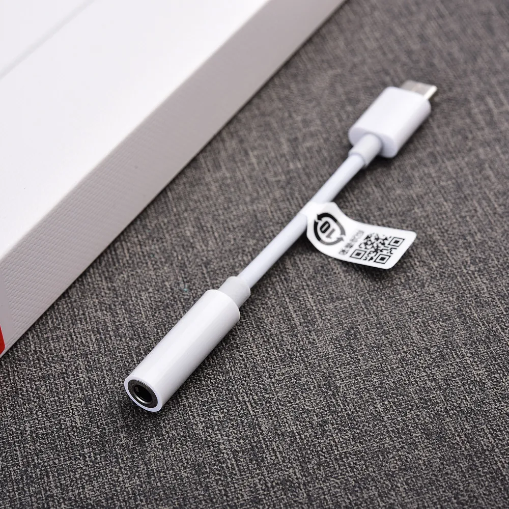 Переходник для наушников Huawei с USB Type C на 3 5 мм оригинальный Aux аудио кабель