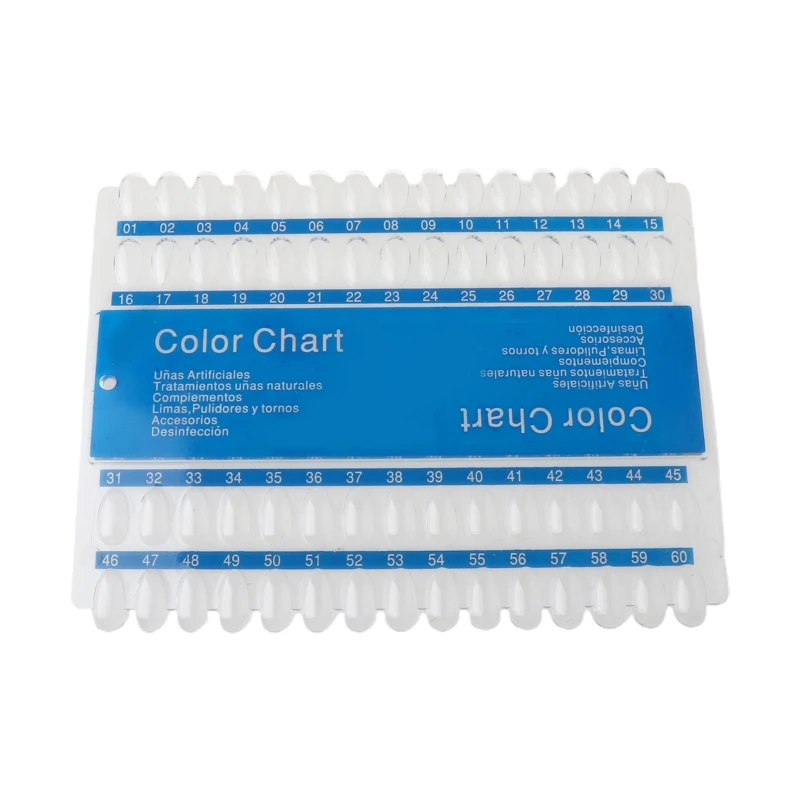 60 Маникюр для ногтей сетка Нейл Арта набор Цвет диаграммы Дисплей стеллаж