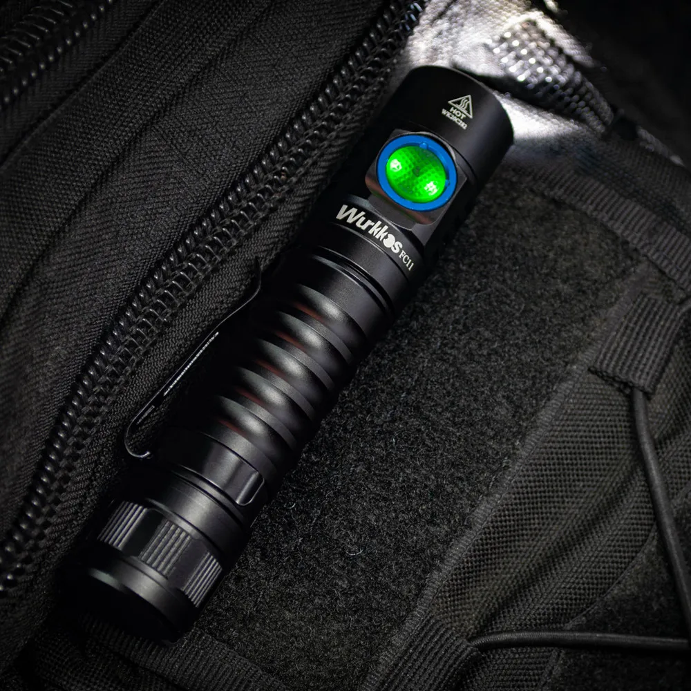 

FC11 Rechargeable 18650 LED Flashlight LH351D 1300lm with USB-C rechargeable Magnetic Tail Power Indicator