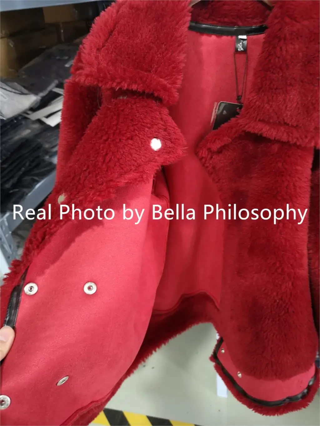 Bella philosophy, женское осенне-зимнее пальто из искусственного меха, Женское пальто из овечьей шерсти, женское повседневное теплое пальто с длинным рукавом, зеленая верхняя одежда