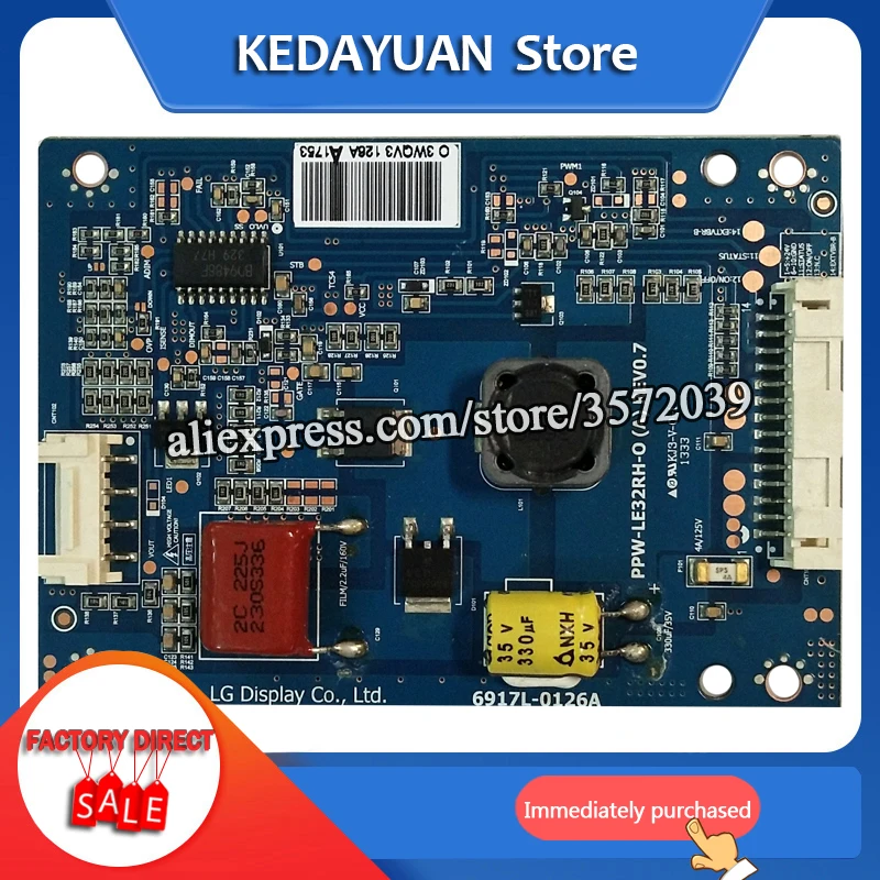 Бесплатная доставка 100% тестовая работа для 6917L-0126A PPW-LE32RH-0 (A) REV0.7 плата постоянного