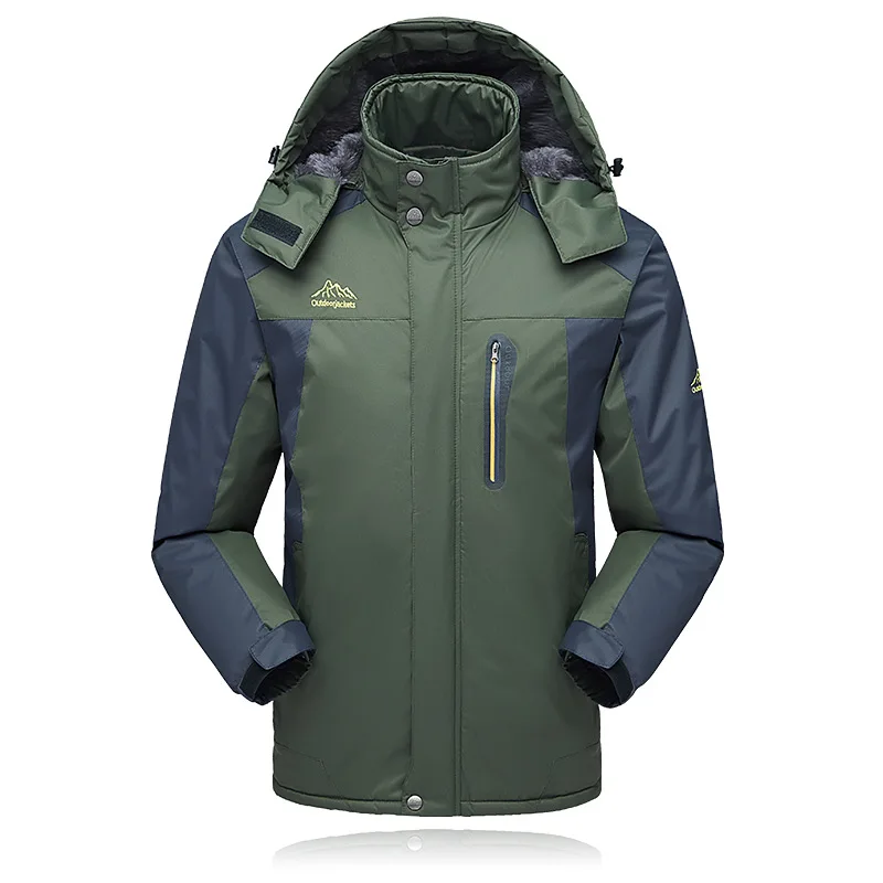 Горячая Распродажа теплый зимний мужской плащ большого размера