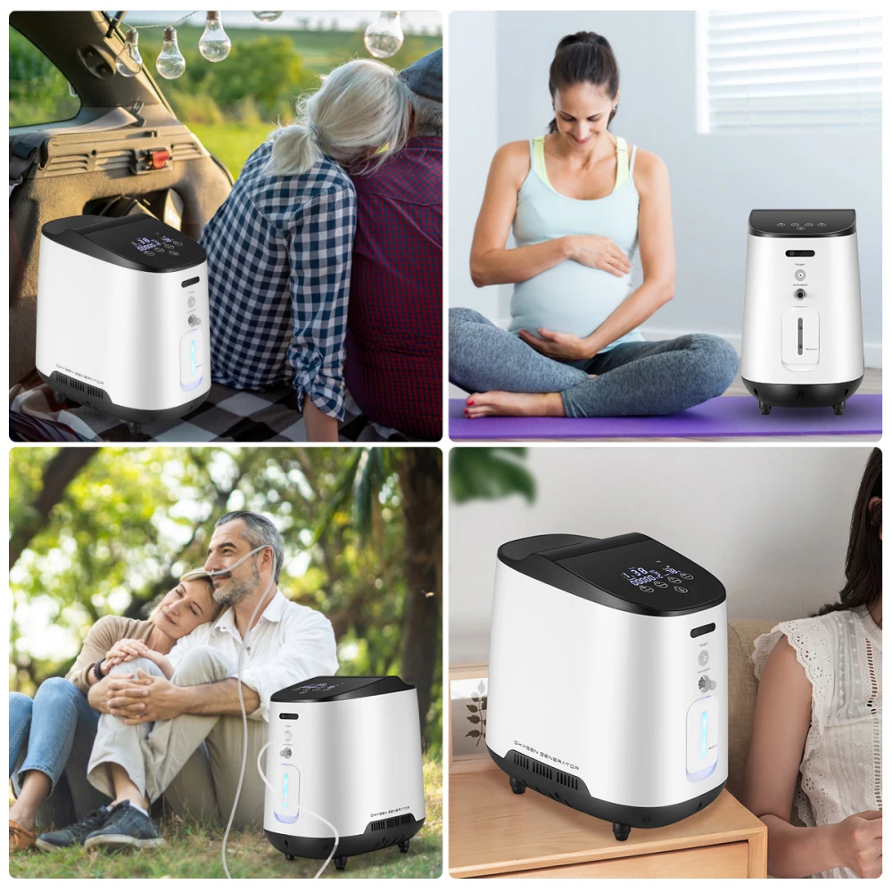 

TTLIFE Oxygen Machine Oxygen Making Machine Oxygen Generator The Elderly Portable1L-6L Air PurifierOzone Generator 220V