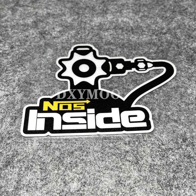 1PCS Car Styling Decal Motorcycle Exhuast Pipe Oil Tank NOS Inside Motocross Bike Laptop Sticker Bumper | Автомобили и мотоциклы