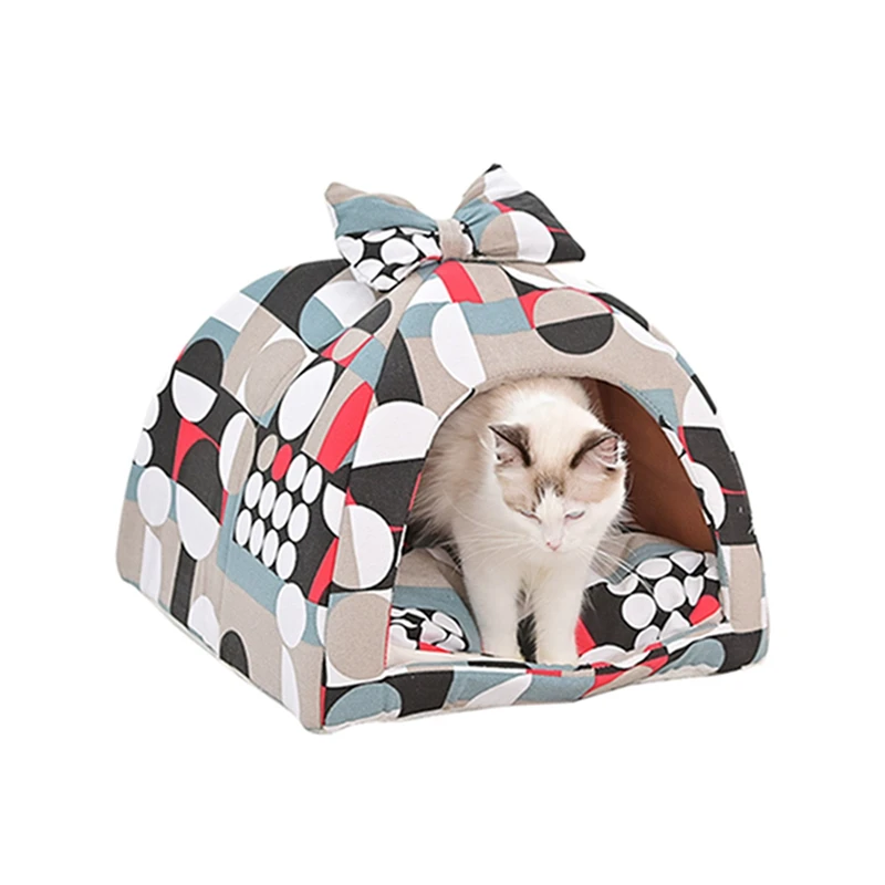 New Dog House Breathable Beds Comfortable Dogs Kennels Warm Puppy Supplies Cartoon Shape for Cat Pet | Дом и сад