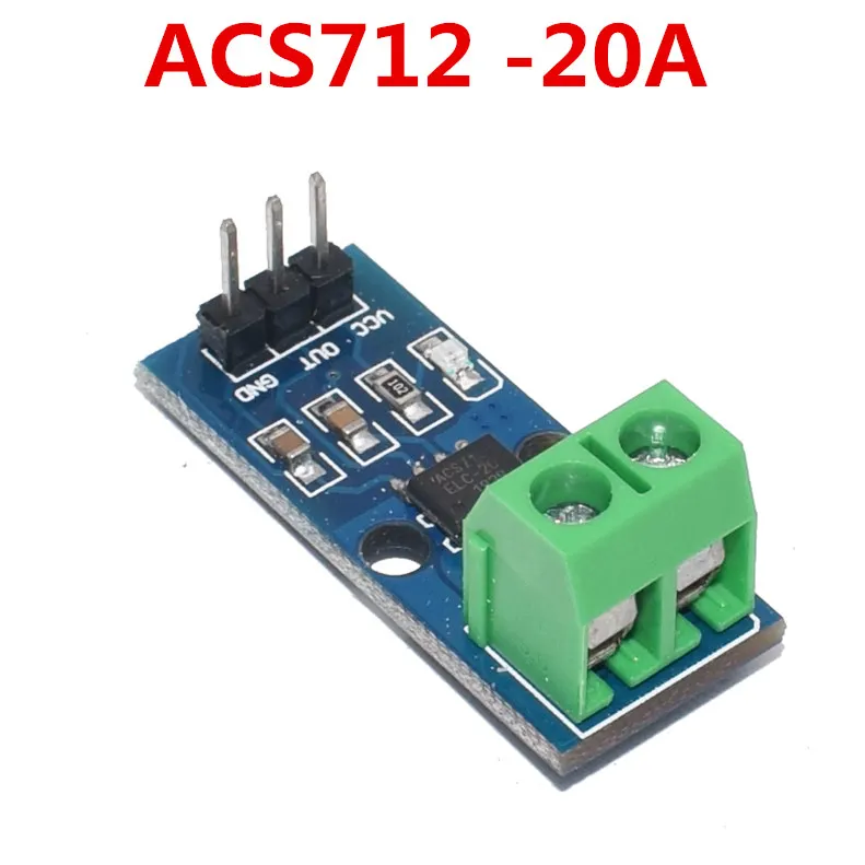 Модуль датчика тока Холла 5A 20A 30A модуль ACS712 для Arduino ACS712TELC- 5A/20A/30A | Электронные