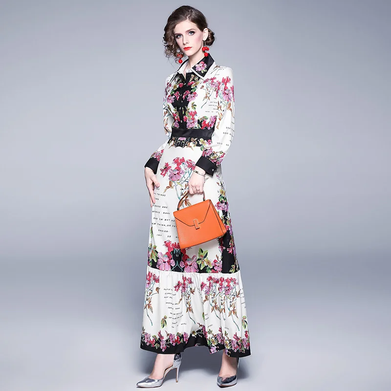 Женское модельное платье макси элегантное винтажное праздничное с длинным