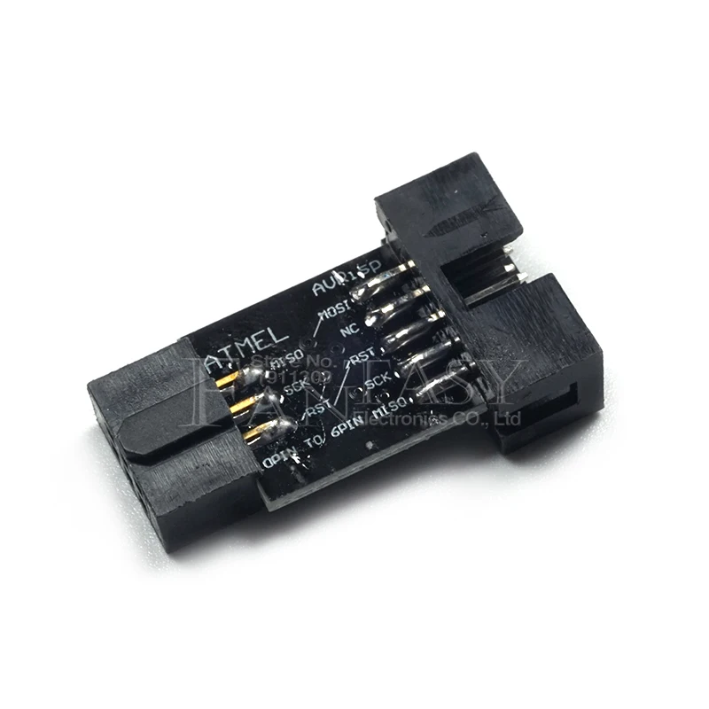 5 шт. 10Pin к 6Pin плата адаптера для AVRISP MKII USBASP STK500 Новый | Электронные компоненты и