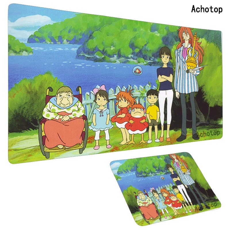 

Ghibli Large XL Mouse Mat Anime Laptop Mouse Pad Notbook XXL Computer Keyboard Gaming Mousepad Gamer Play Mats 900x400mm Deskpad