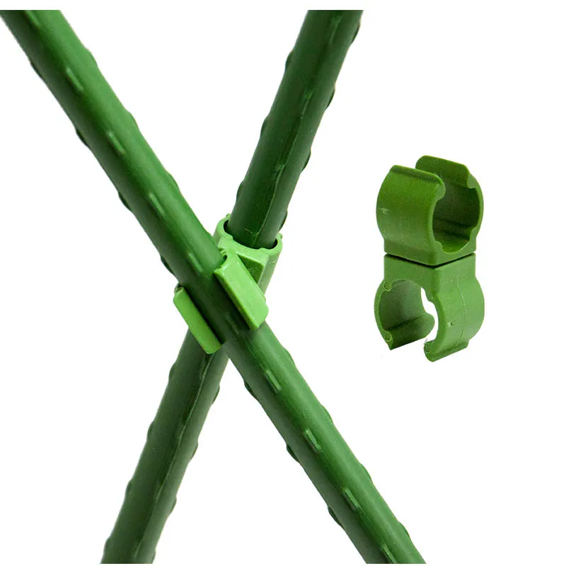 Сад Регулируемая Установка колы Разъемы Цветок ротанга пластиковая пряжка набор