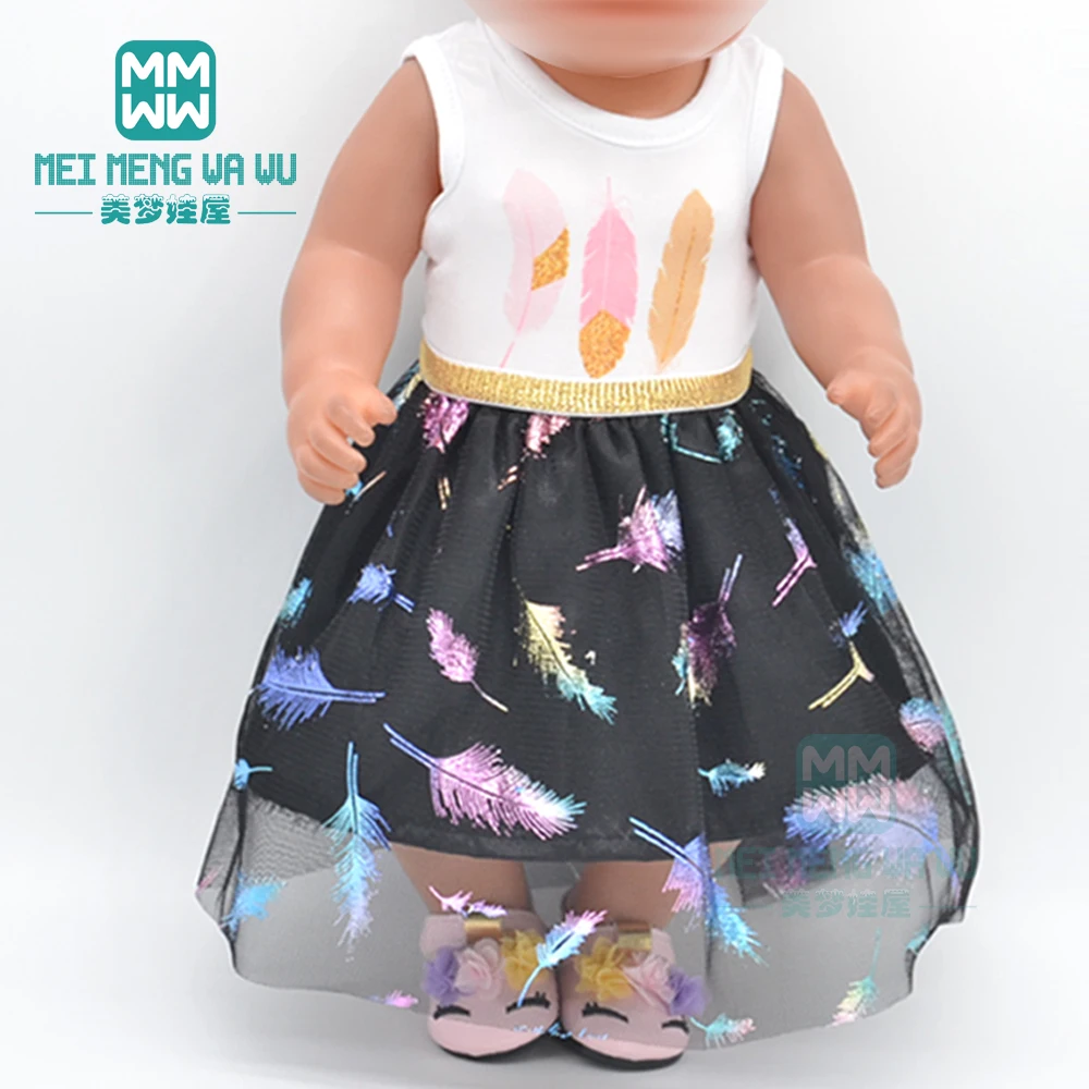 Одежда для кукол for43cm игрушка новорожденных куклы аксессуары футболка юбка с