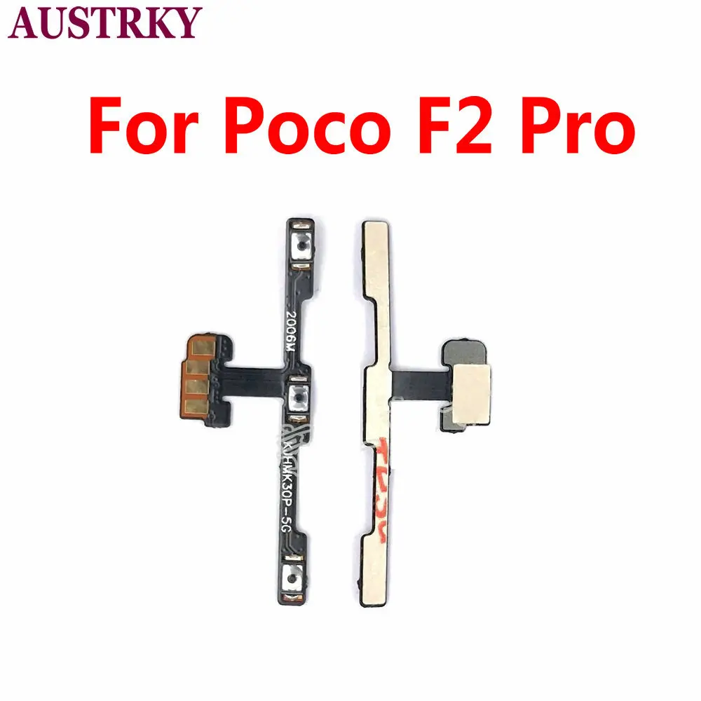 

New Power on off Volume Side Button Switch Flex Cable Replacement For Xiaomi Poco F2 Pro Spare Parts