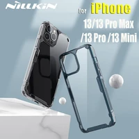for iphone 13 pro max case nillkin ultra crystal clear soft tpu border silicone airbag shockproof cover for iphone13 mini