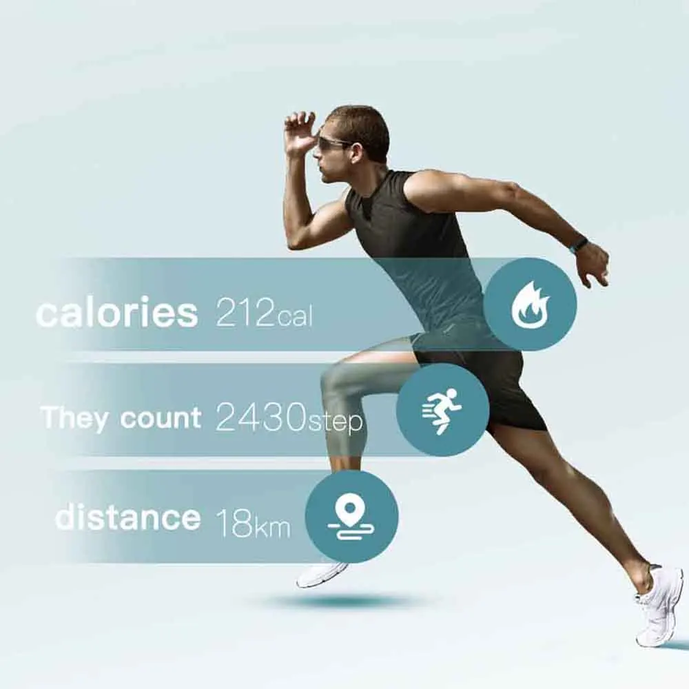 Умный браслет с измерением сердечного ритма ЭКГ и ППГ спортивные умные часы