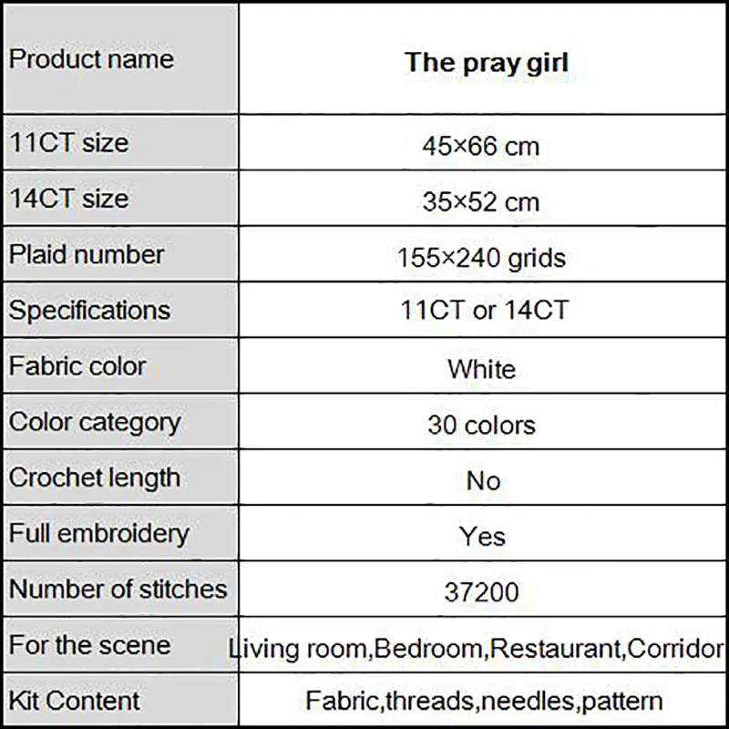 Joy Sunday девушка ангел полная сетка вышивка китайский крест DMC 14CT вышитый холст