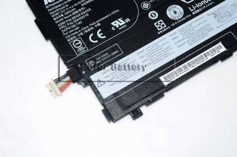 JIGU 7 6 V 32WH Оригинальный аккумулятор для ноутбука 00HW016 SB10F46454 SB10F46455 SB10F46456 Lenovo ThinkPad 10 2