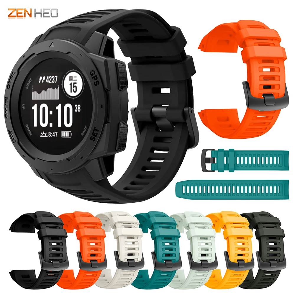 Ремешок силиконовый для Garmin Index Смарт-часы с заменой ремешка 22 мм | Электроника