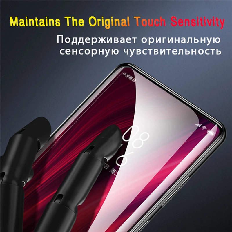 Защитная пленка 40D на весь экран для Xiaomi Redmi Note 7 8 5 6 Pro Гидрогелевая K20 7A 6A мягкая