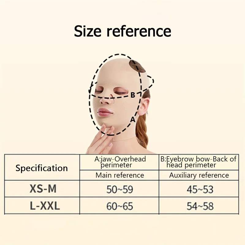 Многоразовая дышащая женская маска для лица с эффектом похудения