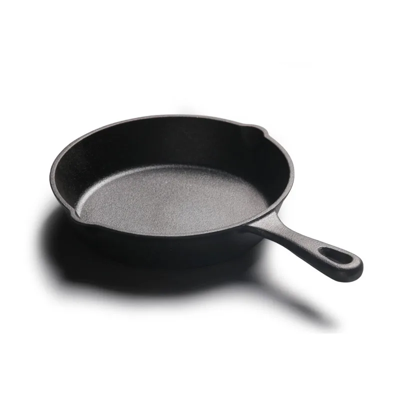 Чугуна с антипригарным покрытием 14 20 см сковорода длинной ручкой для жарки