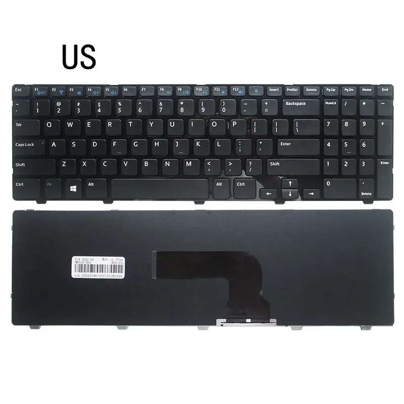 NEW US/SP LAPTOP KEYBOARD FOR Dell Inspiron 15-3521 15V 15VR 1316 15R-3521 15R-5521 3521 | Компьютеры и офис