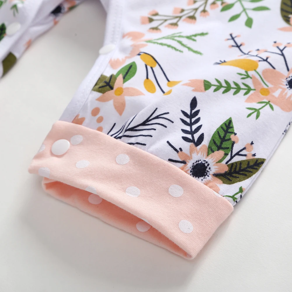 2019 летний хлопковый Новый комбинезон для новорожденных девочек детский с