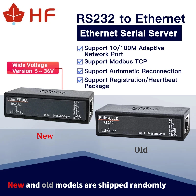 Модуль преобразователя последовательного порта RS232 для сервера Ethernet