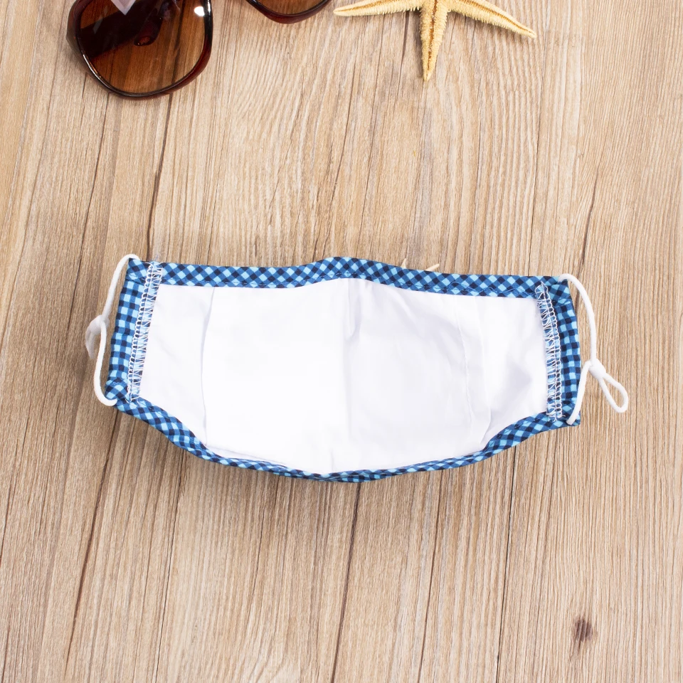 Детская маска с фильтрами пылезащитная моющаяся хлопковая из активированного