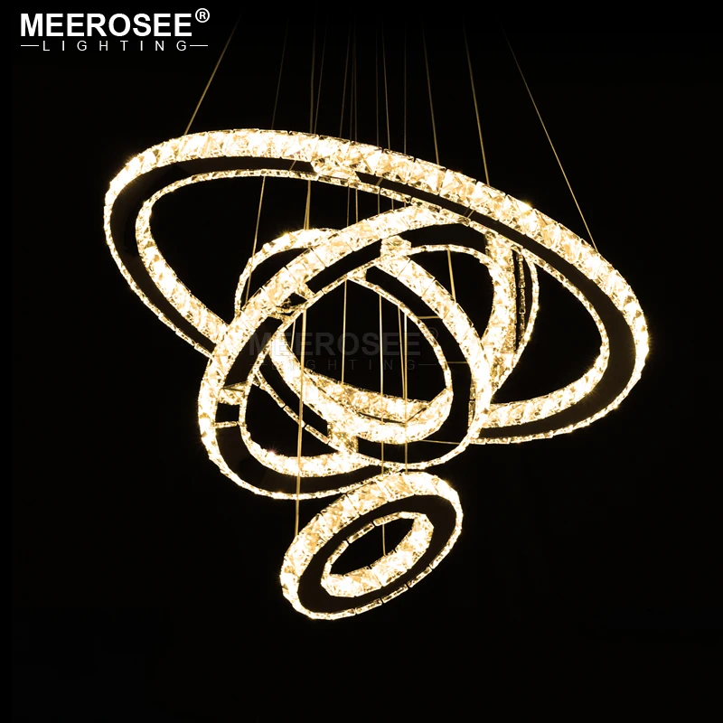 Современная люстра с подвесками светильник K9 украшением в виде кристаллов