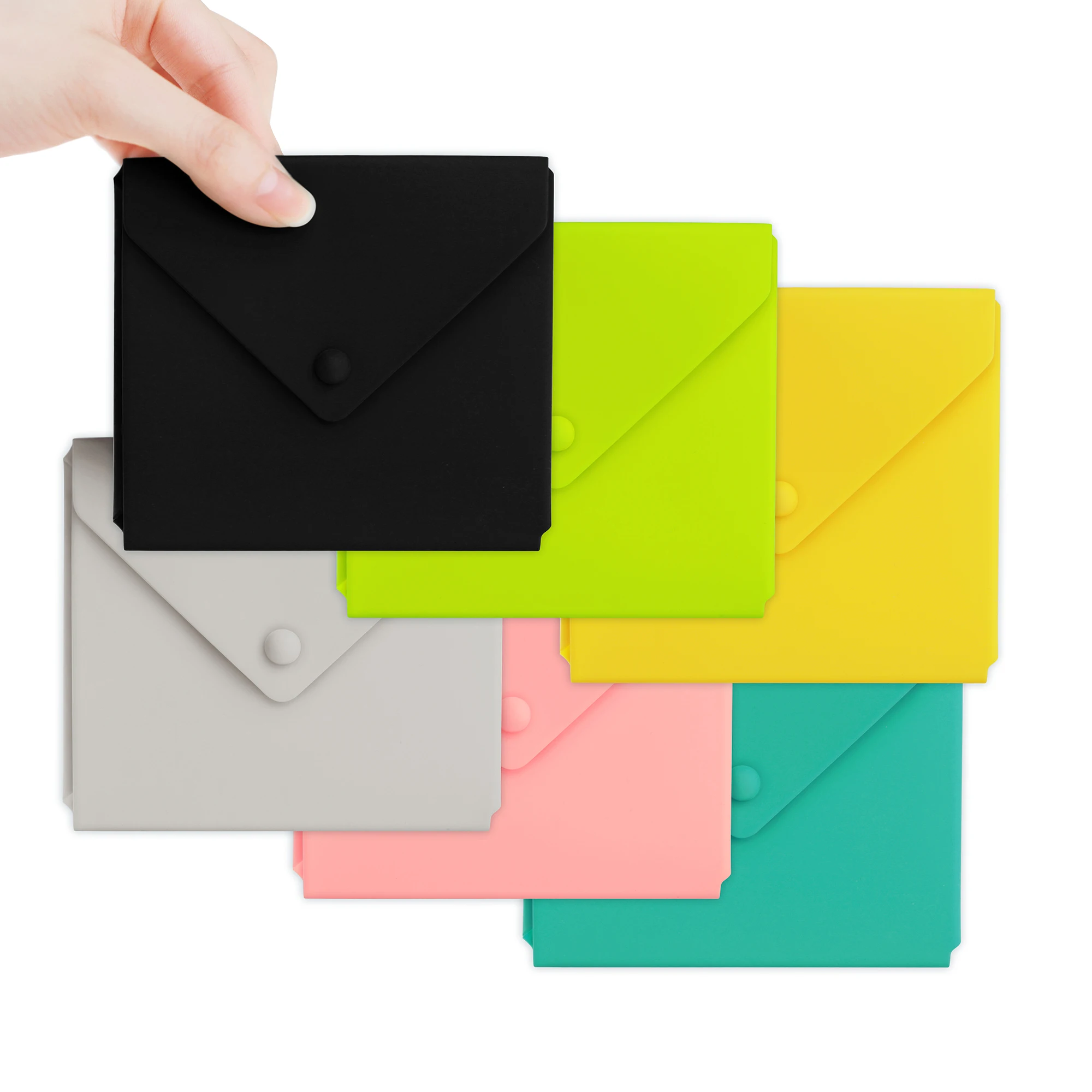 

Чехол-органайзер для масок из силикагеля, пылезащитный и влагостойкий, 6 шт.